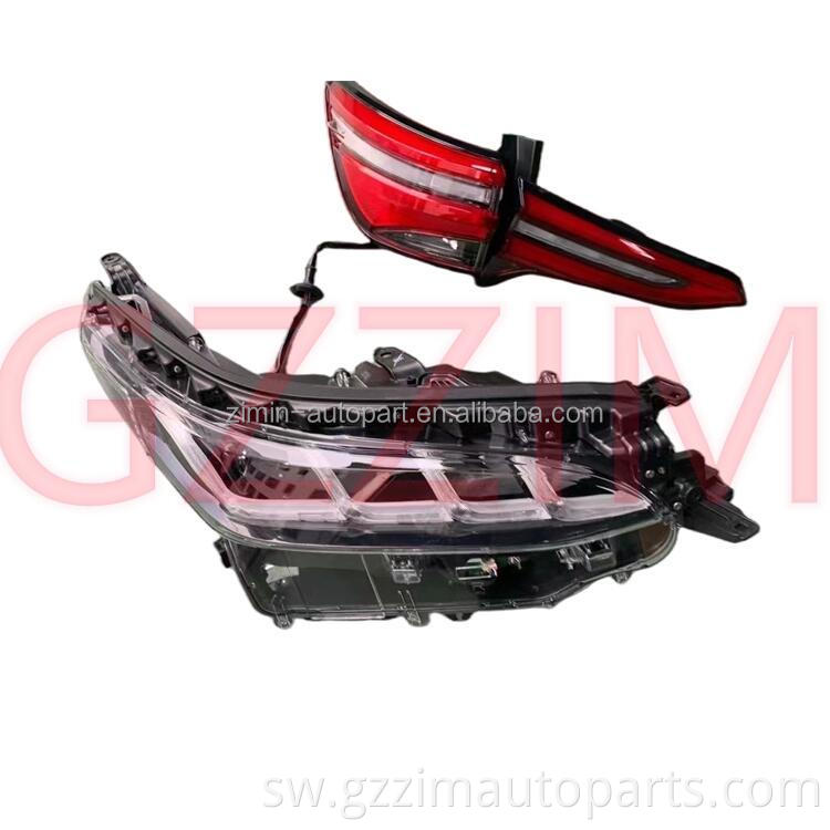 Sehemu za gari ABS Plastiki LED FRONT LAMP HIGH HEAT Kichwa cha kichwa kwa Toy*Ta Fort*NER 2021+